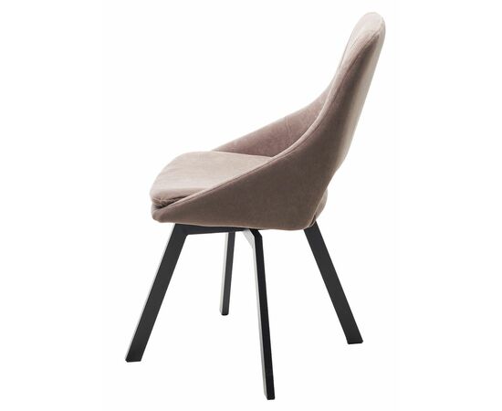 Стул ASP, цвет B5 Капучино, велюр / черный каркас, поворот.360 град. М-City, изображение 6 | Интернет магазин мебели и декора LifeDekor