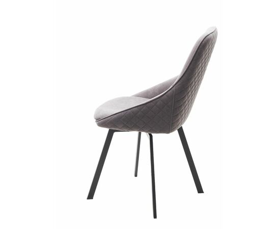 Стул CASA, цвет B28 Темно-серый, велюр / черный каркас, поворот.360 град. М-City, изображение 7 | Интернет магазин мебели и декора LifeDekor