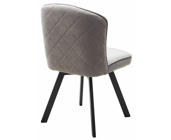 Стул MODE, цвет B22 Серый, велюр / черный каркас, поворот.360 град. М-City, изображение 9 | Интернет магазин мебели и декора LifeDekor