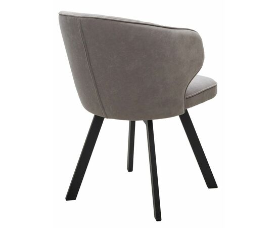 Стул SKAT, цвет B22 Серый, велюр / черный каркас, поворот.360 град. М-City, изображение 8 | Интернет магазин мебели и декора LifeDekor