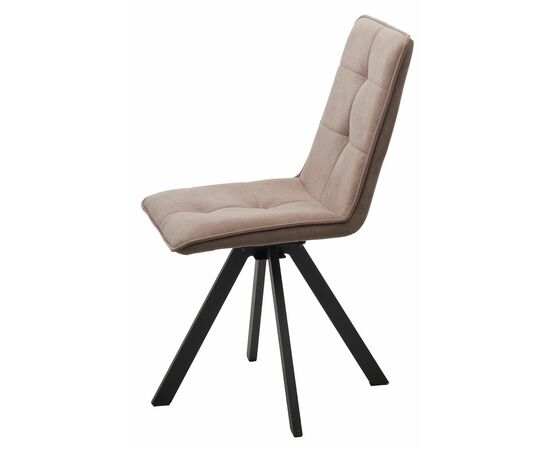 Стул BRONX, цвет B5 Капучино, велюр / черный каркас, поворот.360 град. М-City, изображение 7 | Интернет магазин мебели и декора LifeDekor