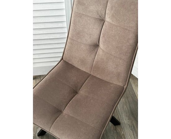 Стул BRONX, цвет B5 Капучино, велюр / черный каркас, поворот.360 град. М-City, изображение 2 | Интернет магазин мебели и декора LifeDekor