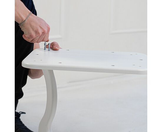 Банкетка Берже 26 белый ясень, изображение 5 | Интернет магазин мебели и декора LifeDekor