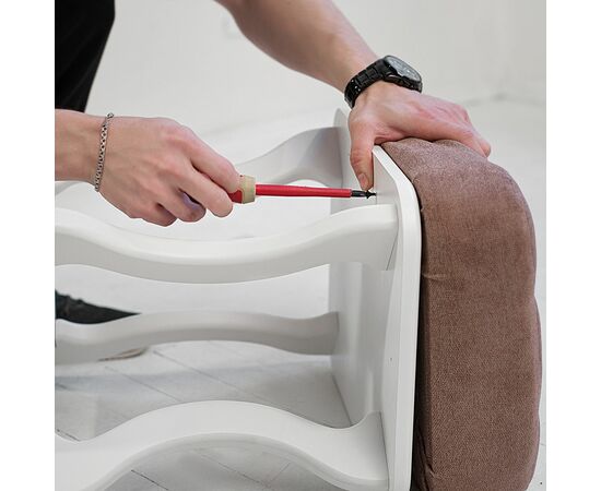 Банкетка Берже 26 белый ясень, изображение 10 | Интернет магазин мебели и декора LifeDekor