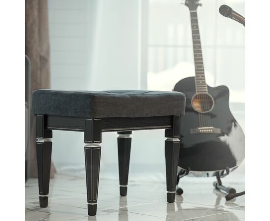 Банкетка Васко В 97Н венге/серебро, изображение 5 | Интернет магазин мебели и декора LifeDekor