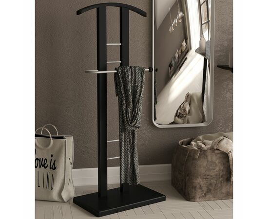 Вешалка костюмная ГАЛАНТ 321 металлик/венге, изображение 9 | Интернет магазин мебели и декора LifeDekor