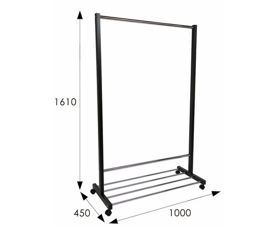 Вешалка напольная В 35Н венге, изображение 5 | Интернет магазин мебели и декора LifeDekor