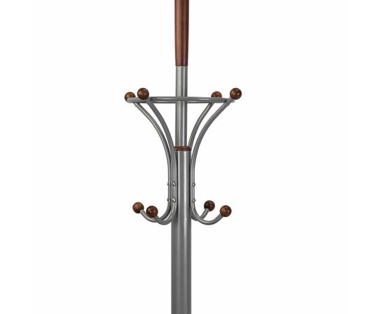 Вешалка напольная Д 2 металлик/ средне-коричневый, изображение 2 | Интернет магазин мебели и декора LifeDekor