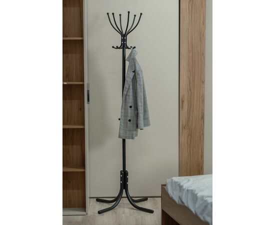 Вешалка напольная М 6 черный, изображение 2 | Интернет магазин мебели и декора LifeDekor