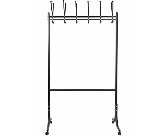 Вешалка напольная на колесах М 11 чёрный, изображение 3 | Интернет магазин мебели и декора LifeDekor