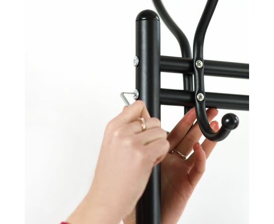 Вешалка напольная на колесах М 11 чёрный, изображение 16 | Интернет магазин мебели и декора LifeDekor