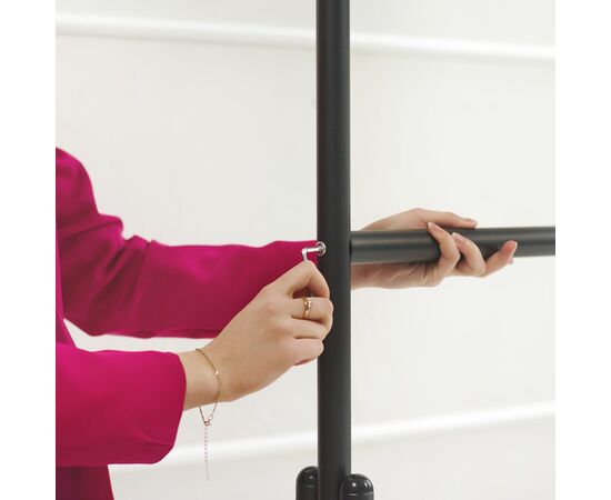 Вешалка напольная на колесах М 11 чёрный, изображение 17 | Интернет магазин мебели и декора LifeDekor