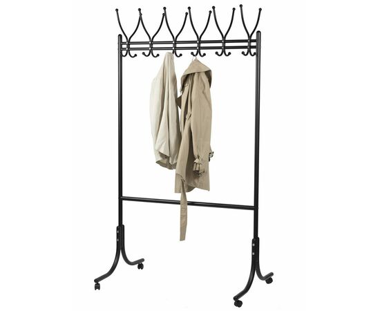 Вешалка напольная на колесах М 11 чёрный, изображение 11 | Интернет магазин мебели и декора LifeDekor