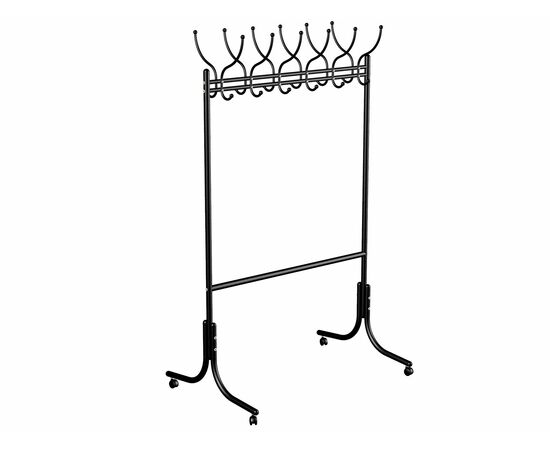 Вешалка напольная на колесах М 11 чёрный, изображение 22 | Интернет магазин мебели и декора LifeDekor