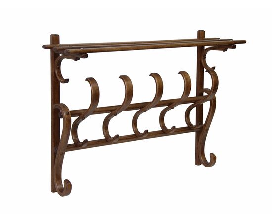 Вешалка настенная В 7Н средне-коричневый, изображение 3 | Интернет магазин мебели и декора LifeDekor