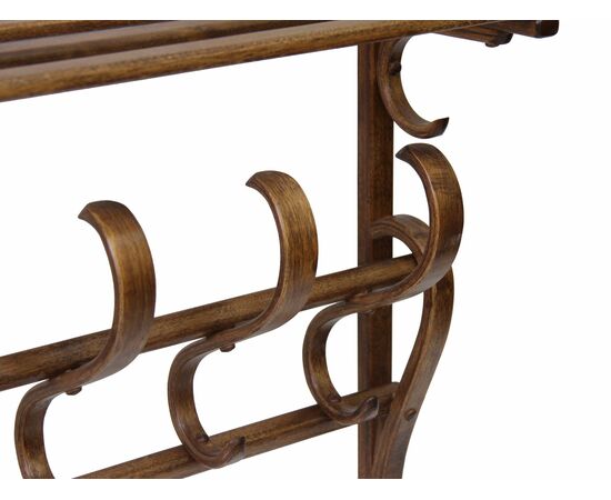 Вешалка настенная В 7Н средне-коричневый, изображение 5 | Интернет магазин мебели и декора LifeDekor