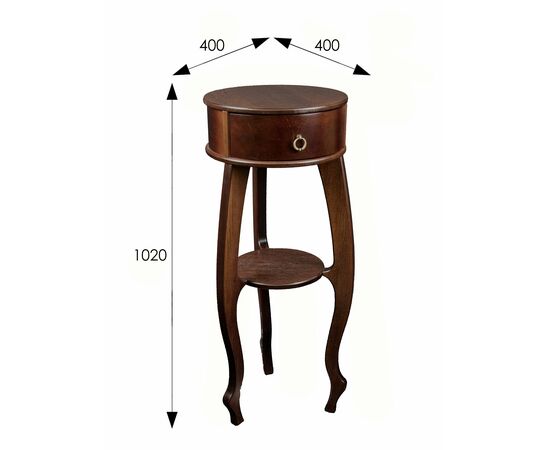 Подставка Берже 12 темно-коричневый, изображение 4 | Интернет магазин мебели и декора LifeDekor