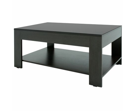 Стол журнальный BeautyStyle 26 венге/стекло черное, изображение 2 | Интернет магазин мебели и декора LifeDekor