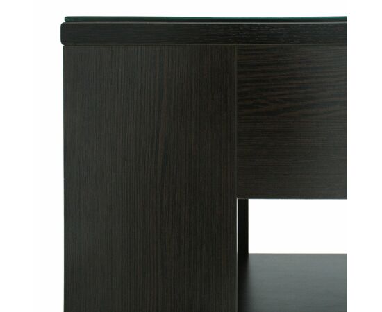 Стол журнальный BeautyStyle 26 венге/стекло черное, изображение 5 | Интернет магазин мебели и декора LifeDekor