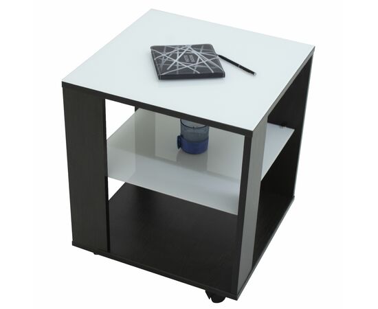 Стол журнальный BeautyStyle 6 венге/стекло белое, изображение 9 | Интернет магазин мебели и декора LifeDekor