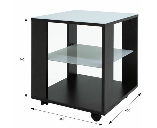 Стол журнальный BeautyStyle 6 венге/стекло белое, изображение 10 | Интернет магазин мебели и декора LifeDekor