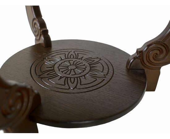 Стол журнальный Грация (М) темно-коричневый, изображение 5 | Интернет магазин мебели и декора LifeDekor