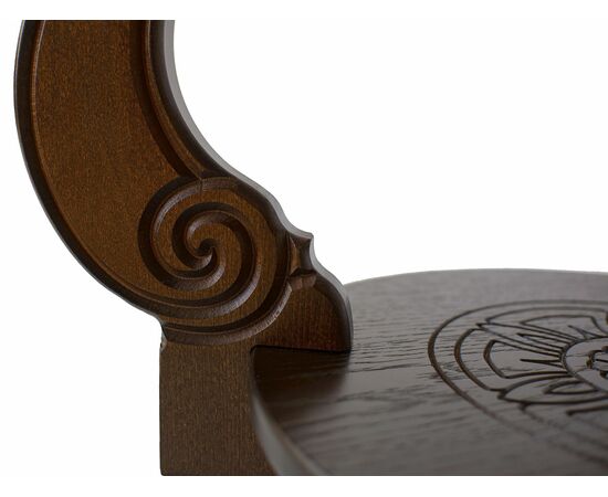 Стол журнальный Грация (М) темно-коричневый, изображение 8 | Интернет магазин мебели и декора LifeDekor