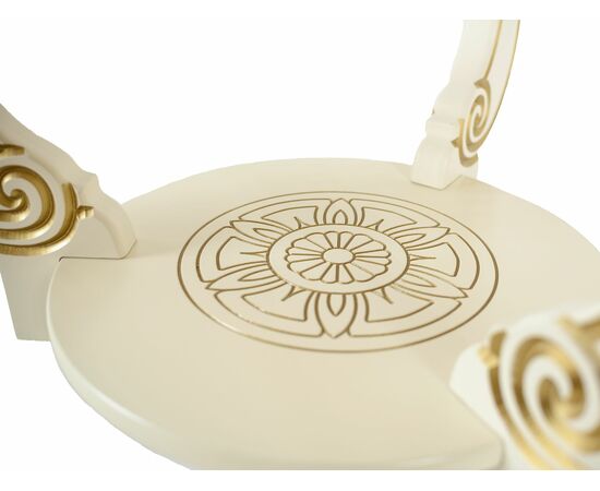 Стол журнальный Грация (С) слоновая кость/золото, изображение 7 | Интернет магазин мебели и декора LifeDekor