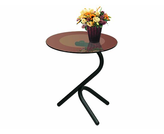 Стол журнальный Дуэт 5 черный/ тонированное, изображение 6 | Интернет магазин мебели и декора LifeDekor