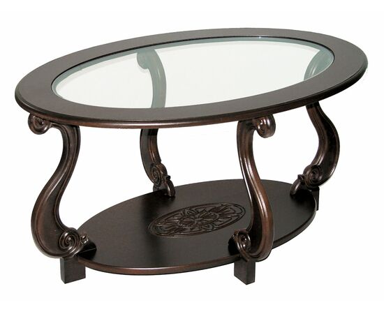 Стол журнальный Овация (С) темно-коричневый, изображение 2 | Интернет магазин мебели и декора LifeDekor