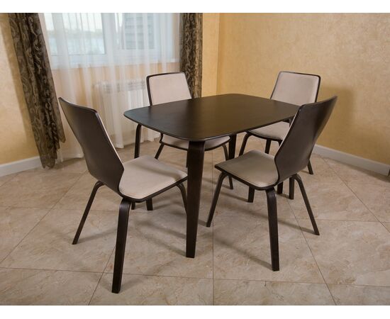 *Стул Бертран ткань слоновая кость, венге структура, изображение 6 | Интернет магазин мебели и декора LifeDekor