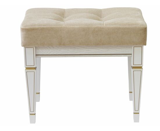 Банкетка Васко В 97Н белый ясень/золото, изображение 13 | Интернет магазин мебели и декора LifeDekor