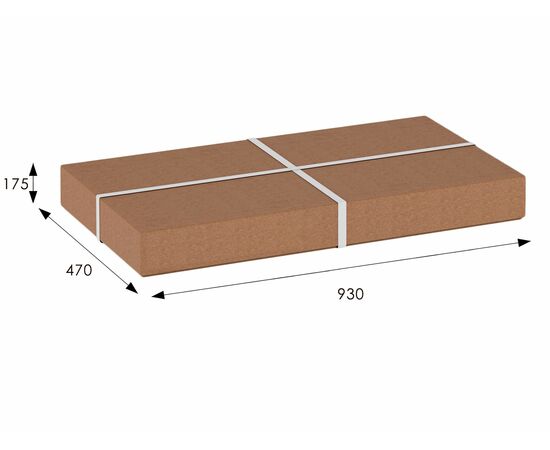 Банкетка Оливия экокожа молочный/белый ясень, изображение 3 | Интернет магазин мебели и декора LifeDekor