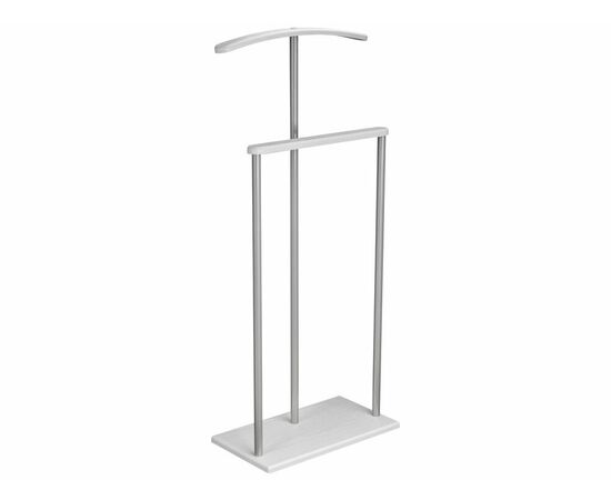 Вешалка костюмная Дэви 1 металлик/белый, изображение 2 | Интернет магазин мебели и декора LifeDekor