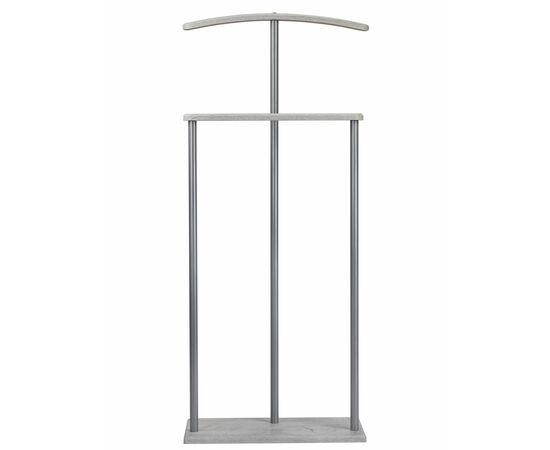 Вешалка костюмная Дэви 1 металлик/дуб дымчатый, изображение 2 | Интернет магазин мебели и декора LifeDekor