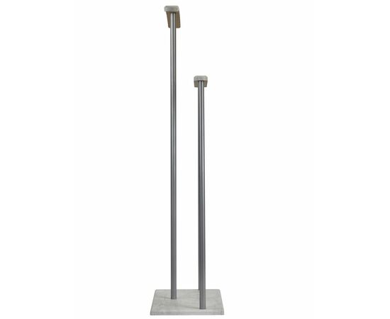 Вешалка костюмная Дэви 1 металлик/дуб дымчатый, изображение 3 | Интернет магазин мебели и декора LifeDekor