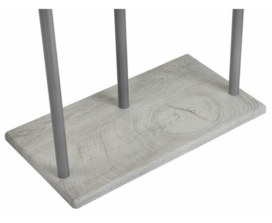 Вешалка костюмная Дэви 1 металлик/дуб дымчатый, изображение 5 | Интернет магазин мебели и декора LifeDekor