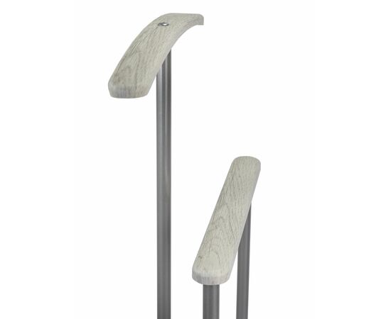 Вешалка костюмная Дэви 1 металлик/дуб дымчатый, изображение 8 | Интернет магазин мебели и декора LifeDekor