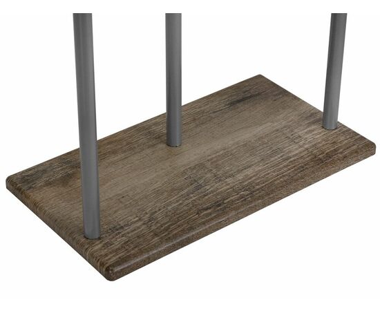 Вешалка костюмная Дэви 1 металлик/дуб крымский состаренный, изображение 5 | Интернет магазин мебели и декора LifeDekor