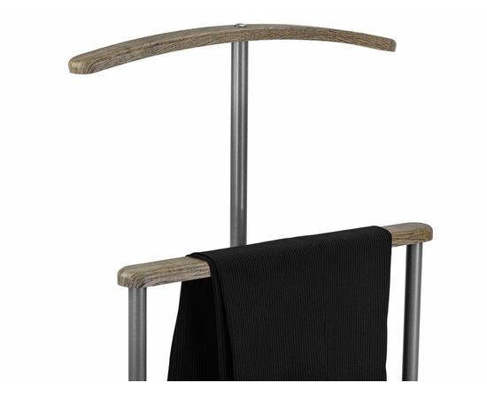 Вешалка костюмная Дэви 1 металлик/дуб крымский состаренный, изображение 6 | Интернет магазин мебели и декора LifeDekor