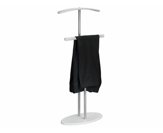 Вешалка костюмная Дэви 2 металлик/белый, изображение 4 | Интернет магазин мебели и декора LifeDekor