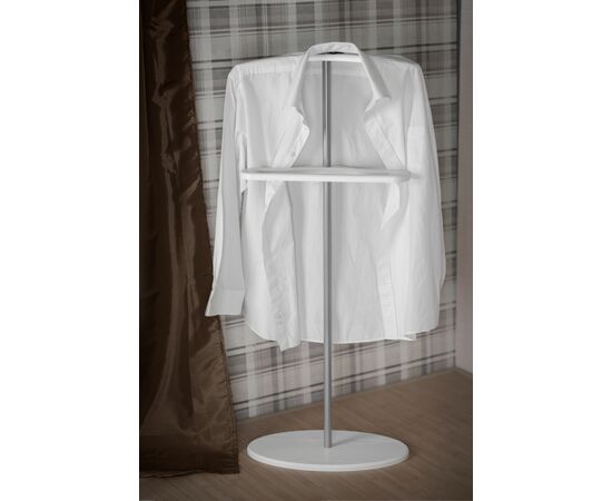 Вешалка костюмная Дэви 3 металлик/белый, изображение 6 | Интернет магазин мебели и декора LifeDekor