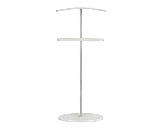 Вешалка костюмная Дэви 3 металлик/белый, изображение 2 | Интернет магазин мебели и декора LifeDekor
