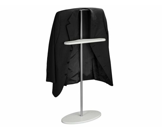 Вешалка костюмная Дэви 3 металлик/белый, изображение 4 | Интернет магазин мебели и декора LifeDekor