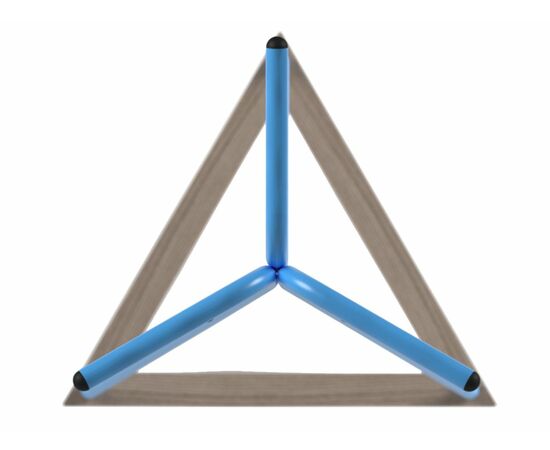 Вешалка напольная Галилео 213 голубой/шимо, изображение 3 | Интернет магазин мебели и декора LifeDekor