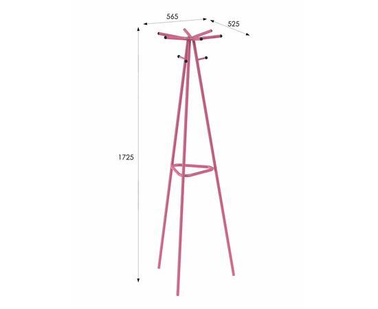 Вешалка напольная Галилео 217 розовый, изображение 4 | Интернет магазин мебели и декора LifeDekor
