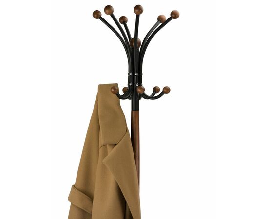 Вешалка напольная Д 1 черный/ средне-коричневый, изображение 3 | Интернет магазин мебели и декора LifeDekor