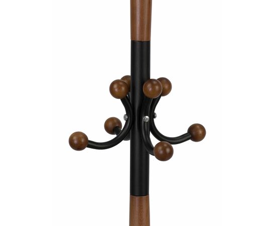 Вешалка напольная Д 1 черный/ средне-коричневый, изображение 4 | Интернет магазин мебели и декора LifeDekor