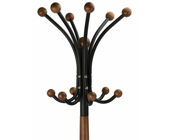 Вешалка напольная Д 1 черный/ средне-коричневый, изображение 5 | Интернет магазин мебели и декора LifeDekor