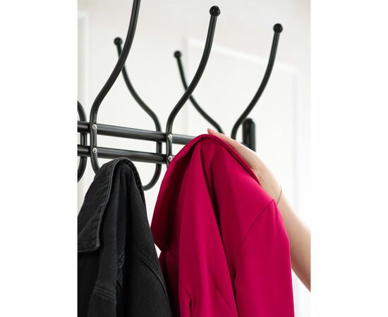 Вешалка напольная М 11 чёрный, изображение 15 | Интернет магазин мебели и декора LifeDekor